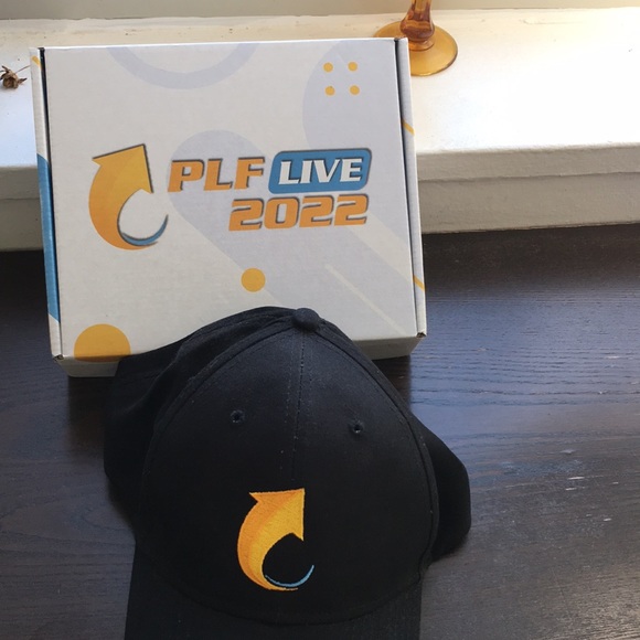 PLF live 2022 black baseball hat cap 🧢 New - Picture 8 of 8